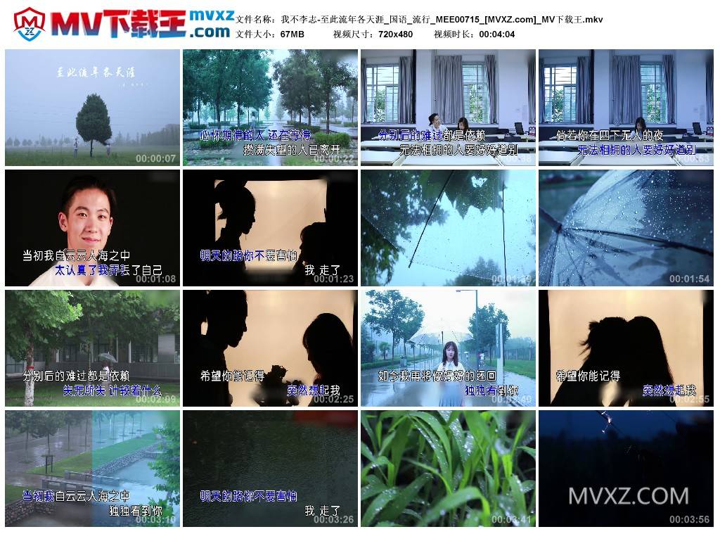 我不李志-至此流年各天涯_国语_流行_MEE00715